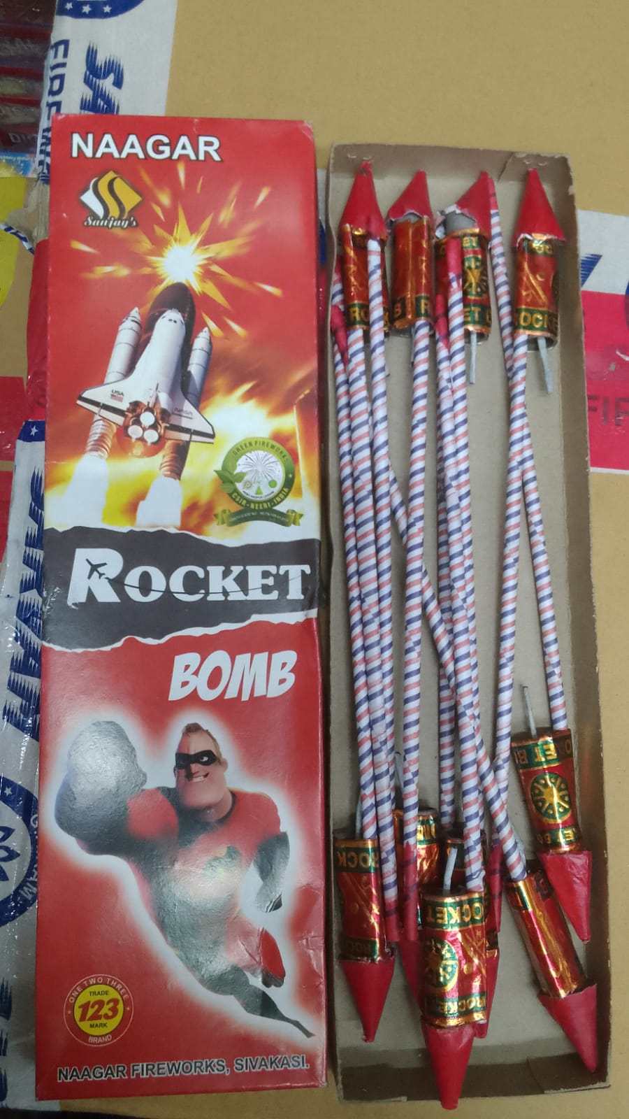 Krish Crackers Rocket Bomb (medium size)
